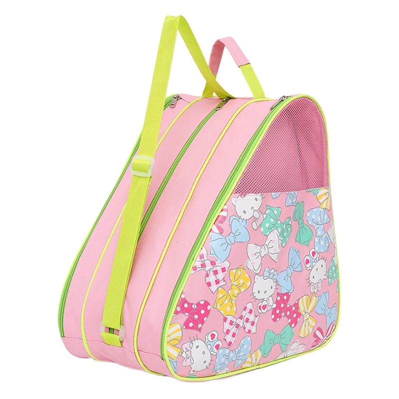 Fábrica al por mayor patinaje sobre ruedas mochila equipo de patinaje sobre ruedas para niños bolsa de almacenamiento engrosada bolsa de patinaje sobre ruedas Mochila deportiva bolsa de zapatos de patinaje sobre ruedas