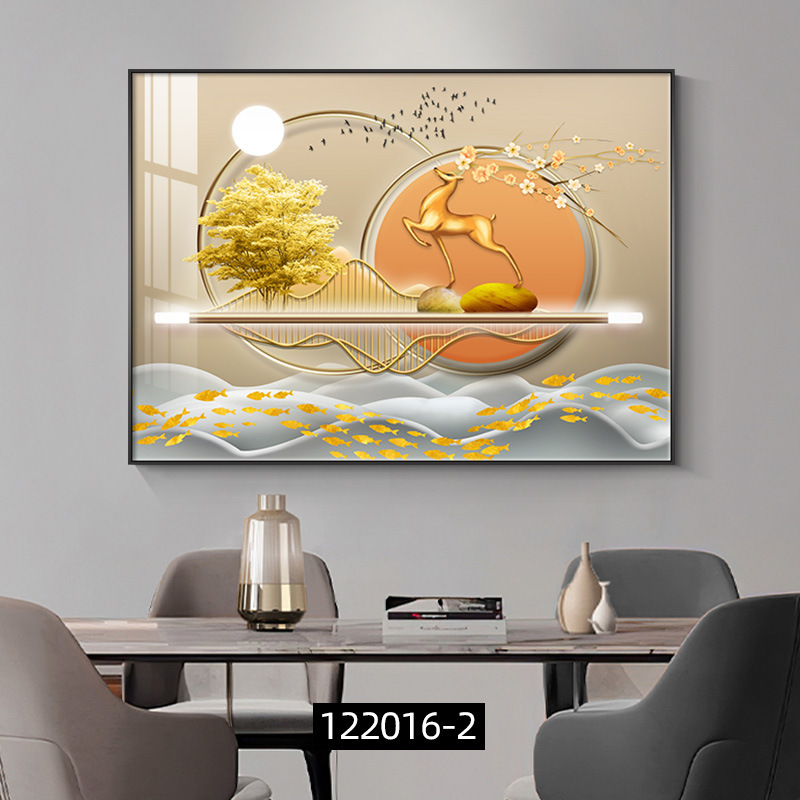 轻奢大气餐厅装饰画高级感餐桌卧室饭厅挂画现代简约客厅墙面壁画|undefined