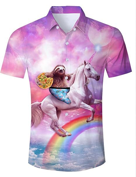 Venta caliente transfronteriza europea y americana, linda mascota gato estampado 3D, camisa hawaiana de manga corta con botones sueltos en la calle principal para hombres