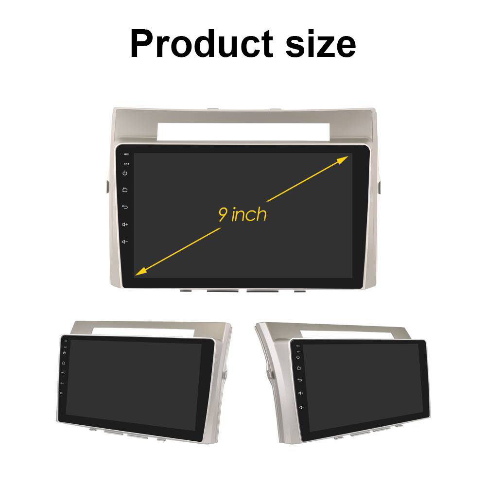 Cross-border applicable to 04-09 Corolla Verso AR10 car large screen navigation Bluetooth wireless Carplay