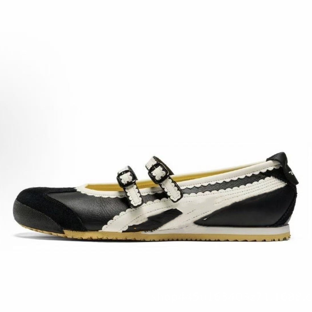 Pure Original Putian Shoes Ballet Flat Non-Tiring Dance Shoes New Round Toe Velcro Mary Jane Women's Shoes