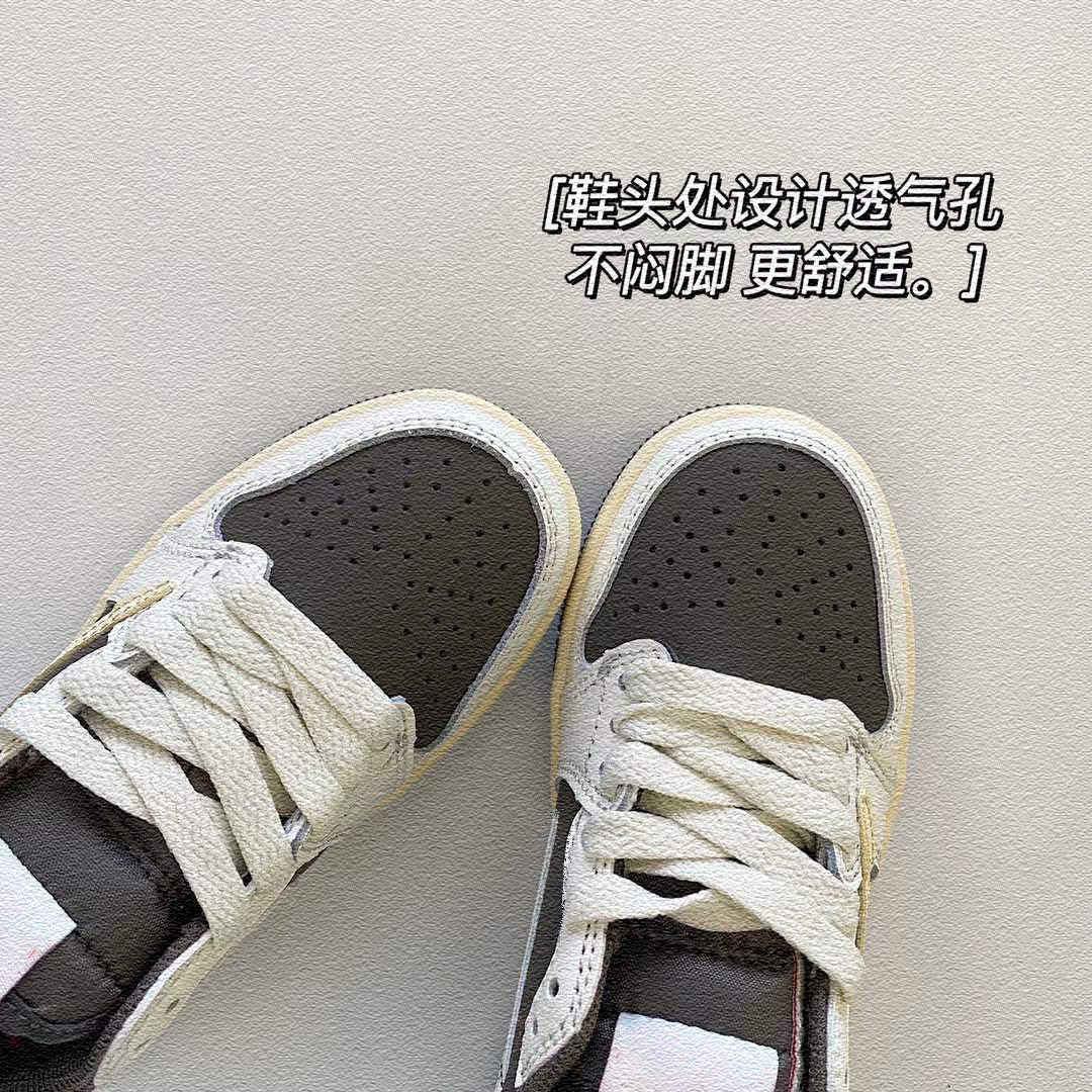 Yy014 Children's Qiao 1St Generation Low-Top Sports Shoes Lightning Barb Panda Casual Sports Basketball Shoes for Boys and Girls