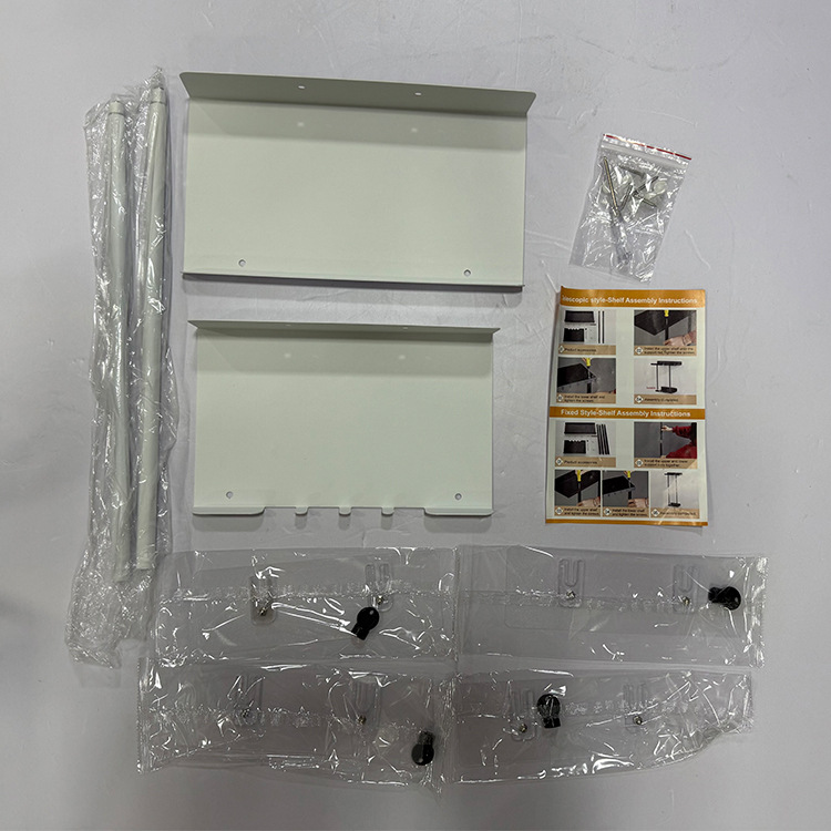 Toallero de baño retráctil Toallero de baño multicapa de pared sin perforación Gun negro Estante de toallas de baño gris