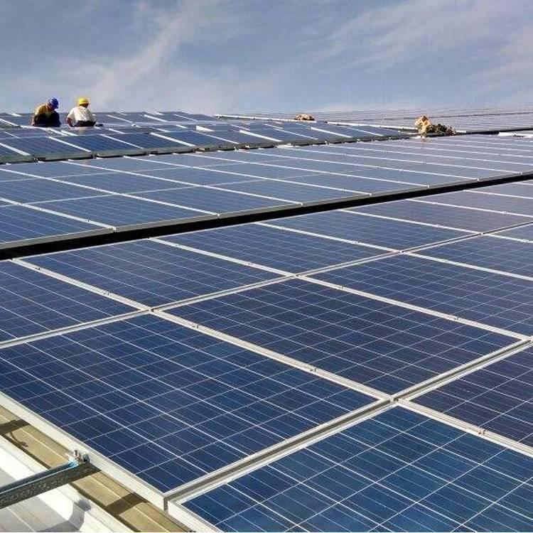 Plan de generación de energía fotovoltaica distribuida en el techo de la planta fotovoltaica