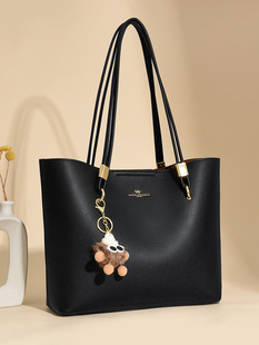 New style women's fashionable and elegant commuting style women's bag, send mom a large size shoulder tote bag, dropshipping and free shipping