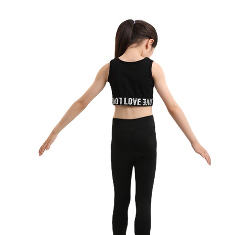 Children's Yoga Suit for Girls - Cross-border Import  New Model - Loose, Breathable, Quick-drying, and Fitted Running Exercise Outfit
