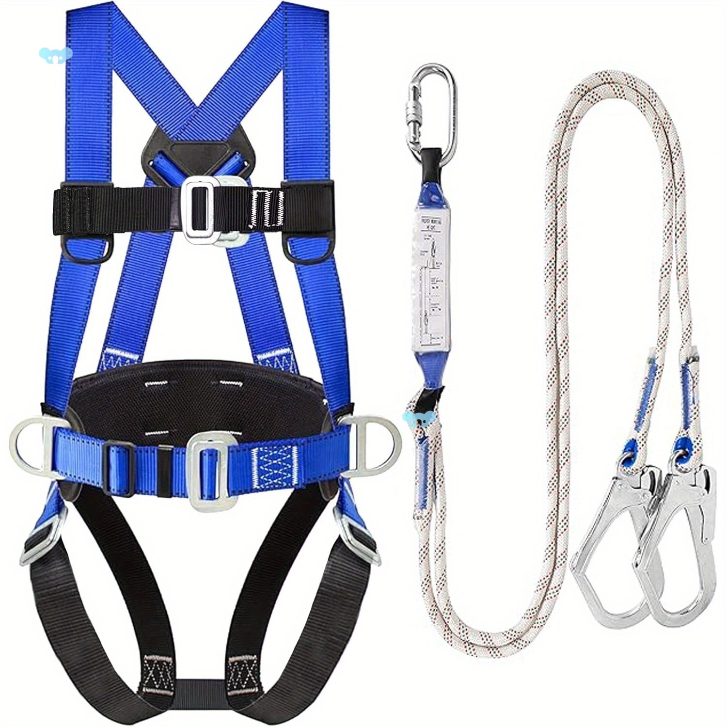 Full Body Construction Safety Harness Kit with Shock吊带套件