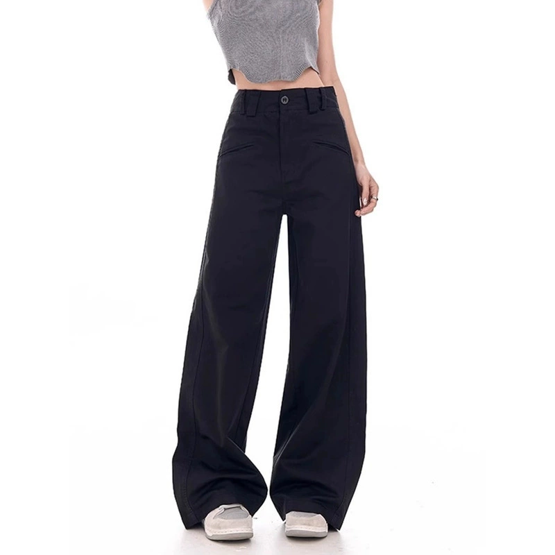 Ba zi карманные дизайнерские брюки для детей большой размер толстые и тонкие грушевые фигуры