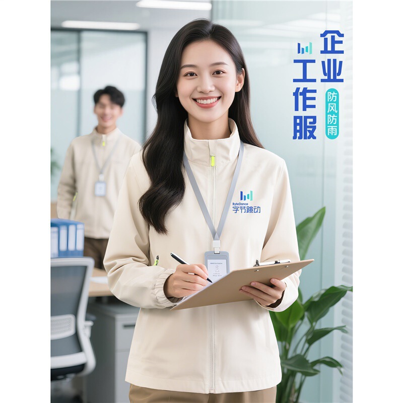 Enterprise Waterproof Jacket Wholesale Spring and Autum 4S Store Car Sales Stand Collar Thin Weatherproof Workwear Jacket Enterprise Waterproof Jacket Wholesale Spring and Autum 4S Store Car Sales Stand Collar Thin Weatherproof Workwear Jacket