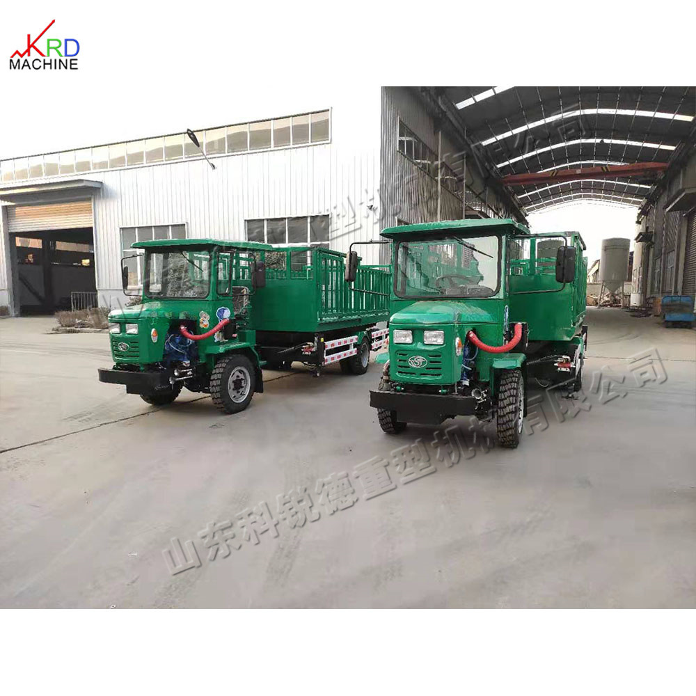 柴油款家畜运输装载车 盘拖畜牧升降运输车 座驾式养殖场转运车