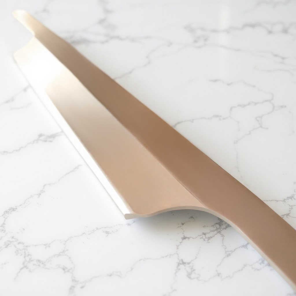 佛山厂家铝型材橱柜 高档精加工拉手 家具铝材 铝管 批发