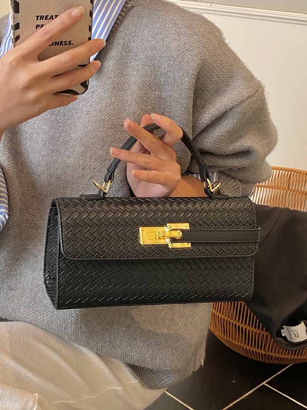 Ventas calientes de nuevo tejido portátil Kelly bolso cuadrado de mujer comercio exterior transfronterizo alta sensación de lujo ligero versátil mochila