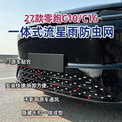 Suitable for 27 Leapmotor C10 C16 Automobile anti-insect net - 27-pieces-of-zero-run-c1016-insect-screens-starry-sky-design-stainless-steel-glitter