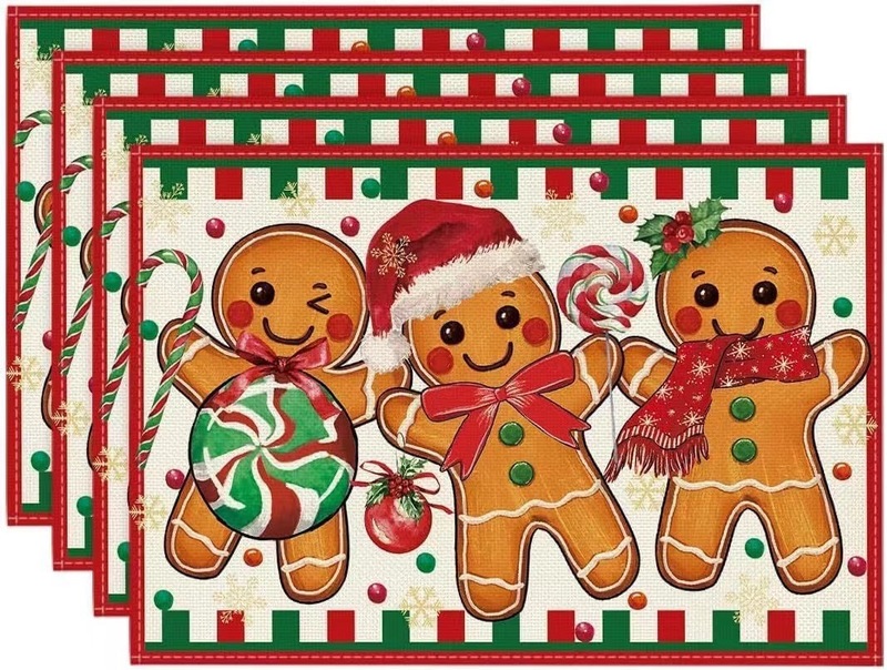 アマゾンの人気商品冬の食事マットクリスマスの食事マット|undefined