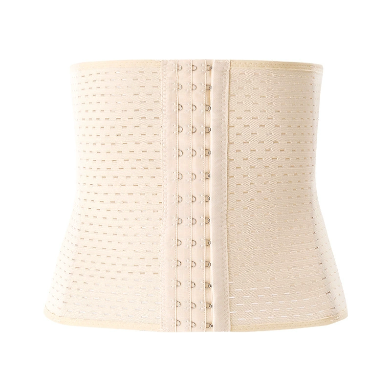 Пояс для коррекции живота с 3 рядами по 13 застежек, ажурный утягивающий пояс для талии, послеродовой корсет для похудения, контроль живота, облегающий пояс с высокой талией.