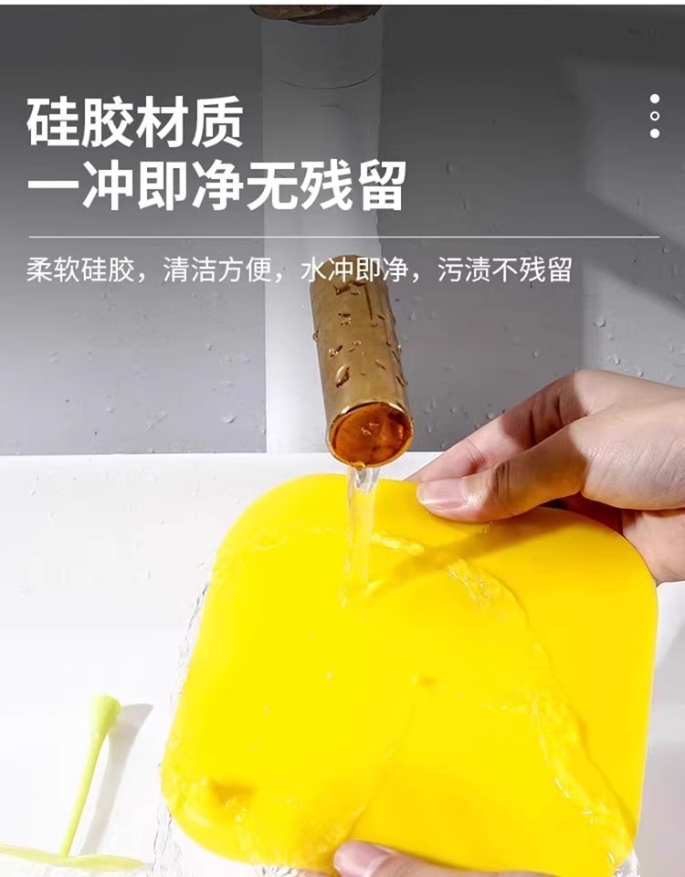 Silicone Floor Drain Seal Covers Anti Odor Insect Barrier for Bathroom Kitchen 2 Pack Yellow White in use