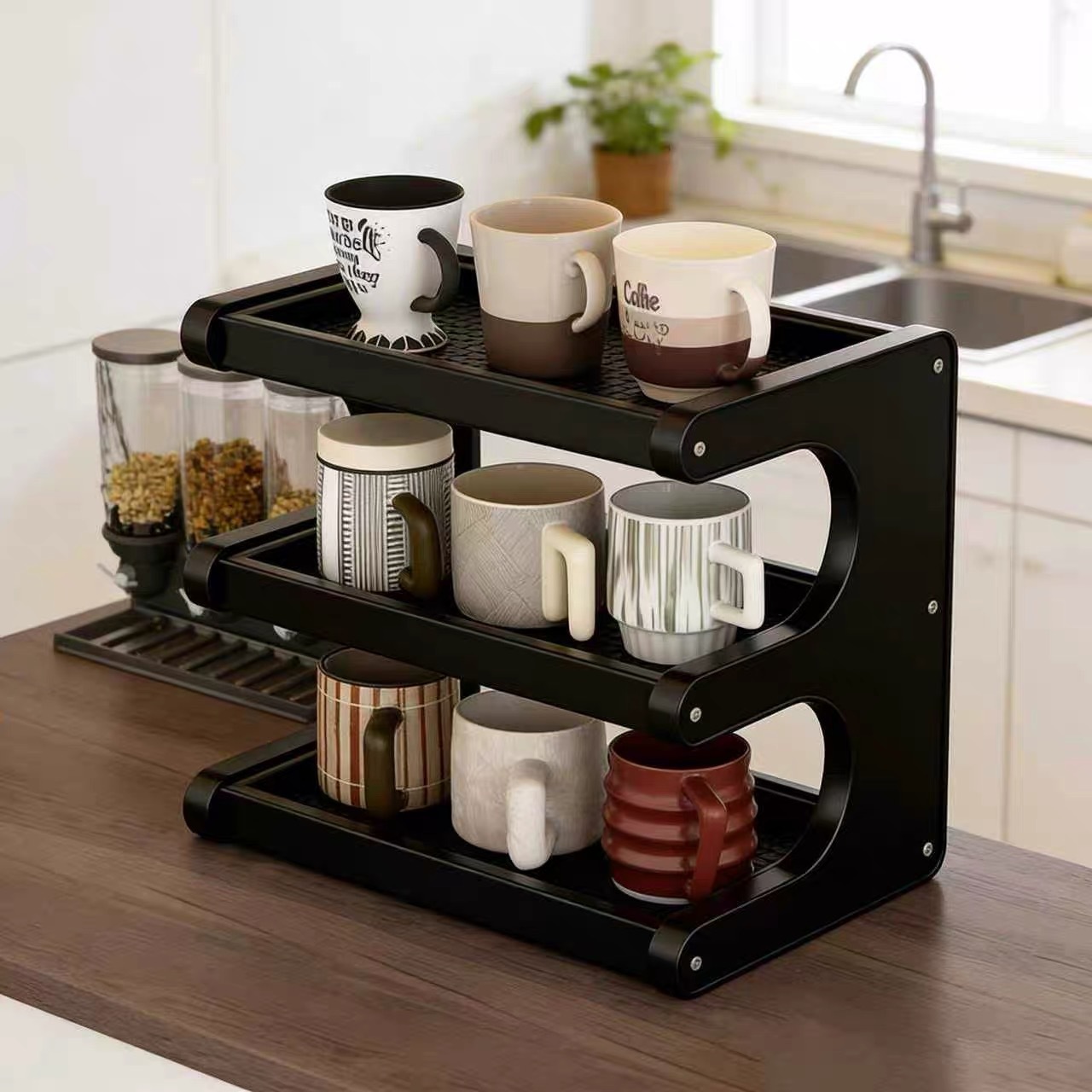 Countertop Router Placement Rack Tv Set-Top Box Storage Rack Home Living Room Wifi Remote Control Storage Box Shelf