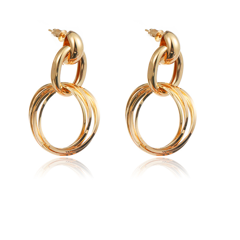 跨境优品钛钢子弹朋克嘻哈摇滚潮哑铃式耳钉耳环男女不锈钢耳环