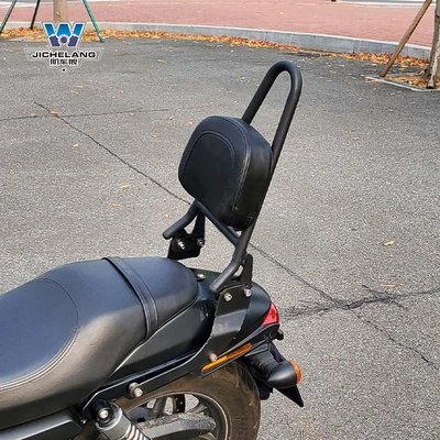 Muscle car Wolf suitable for Harley 750 backrest modified tail shelf rear tail frame tail wing curved bow backrest (Motorcycle tail) - harley-750-curved-bow-back-to-back-angle-can-be-fine-tuned