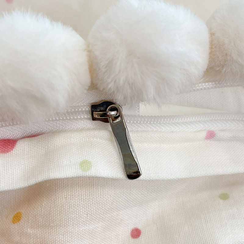 Jogo de roupa de cama em algodão com fronhas e lençol_voghion.com