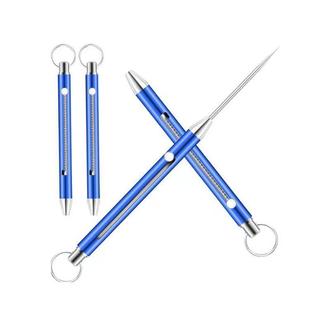Titanium Alloy One-Piece Retractable Portable Toothpick for Picking Teeth, Portable Artifact, Multifunctional Toothpick Keychain Fruit