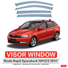 适用于斯柯达昕动晴雨挡侧窗导流板Rapid Spaceback Window visor