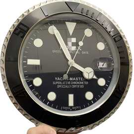 wall clock新款客厅挂墙装饰金属夜光挂钟钟表轻奢高级感外贸跨境