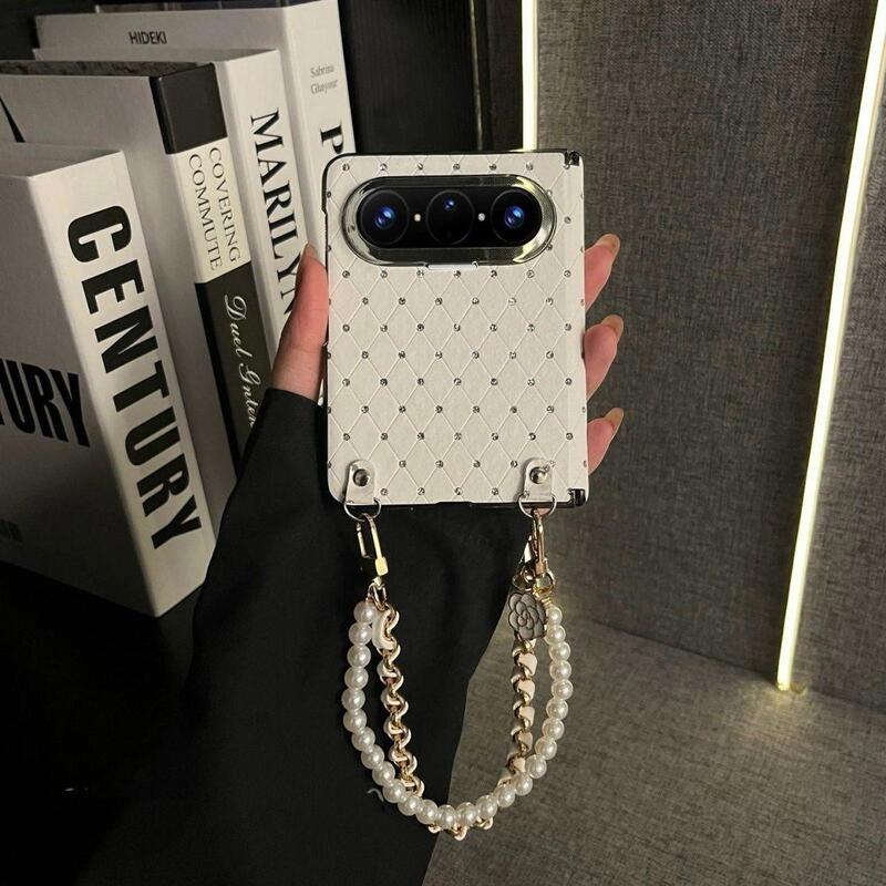 Diamond-patterned case suitable for Huawei PuraXMax mobile phone, wide foldable screen PuraX2 Collector's Edition portable protective cover Diamond-patterned case suitable for Huawei PuraXMax mobile phone, wide foldable screen PuraX2 Collector's Edition portable protective cover
