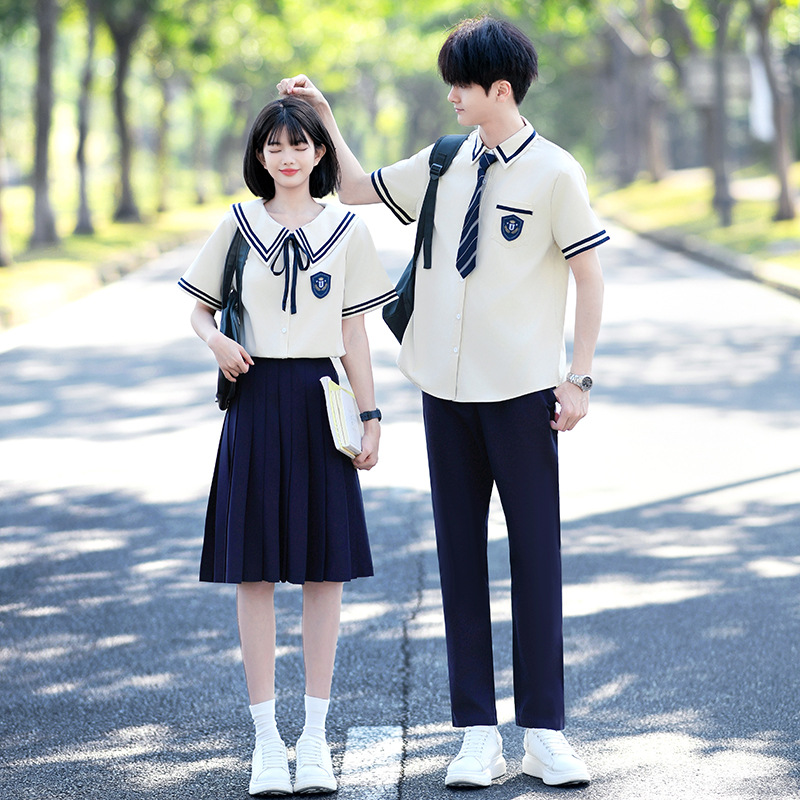 Summer School Uniforms for Elementary, Middle, and High School Students during the Graduation Season, Sports Uniforms, Class Uniforms, High School Korean-Style Linen Sets