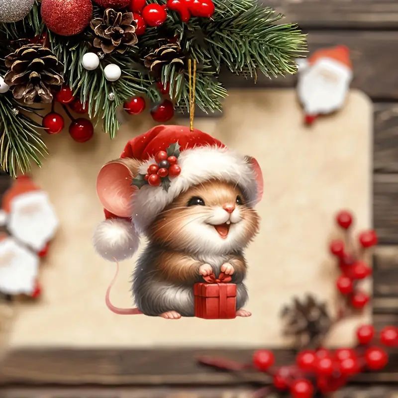 Colgante de decoración acrílico perfecto para accesorios de automóviles y decoraciones de árboles de Navidad image 1