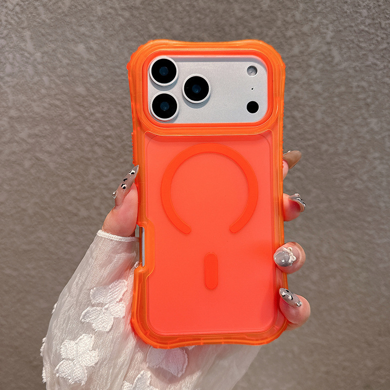 IP17PROMAXに適した新しい肌のような質感のケース、磁気ウエストベルト、3-in-1 N52強力磁石、ストラップ、落下防止、マルチカラー|undefined