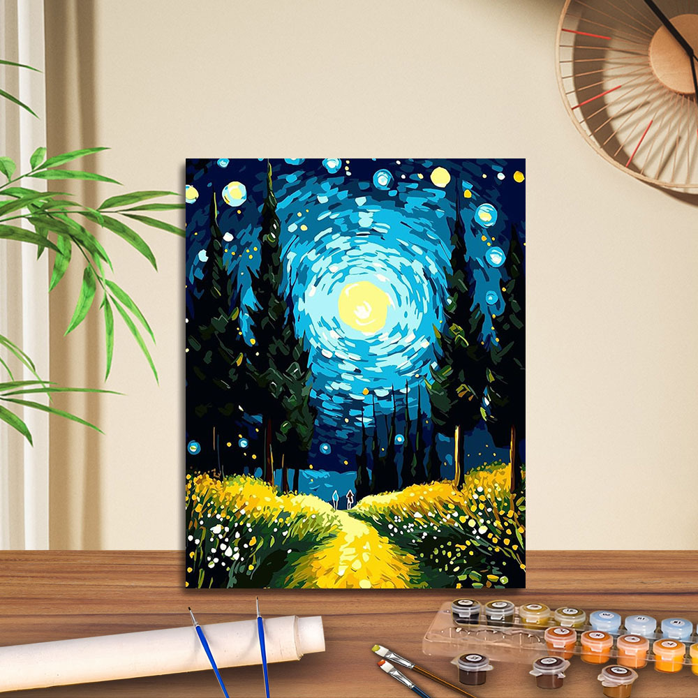Transfronterizo jitdiy agente de pintura al óleo digital fabricantes al por mayor puestos de pintura al óleo artesanal pintura decorativa Amazon relleno de color