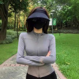 【自设工厂现货现发 】防晒衣女修身春秋季运动户外短款外套