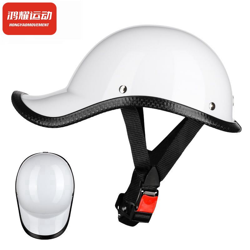 Customized Summer Vintage Half Helmet for Harley Biker, Grey, Breathable, Unisex