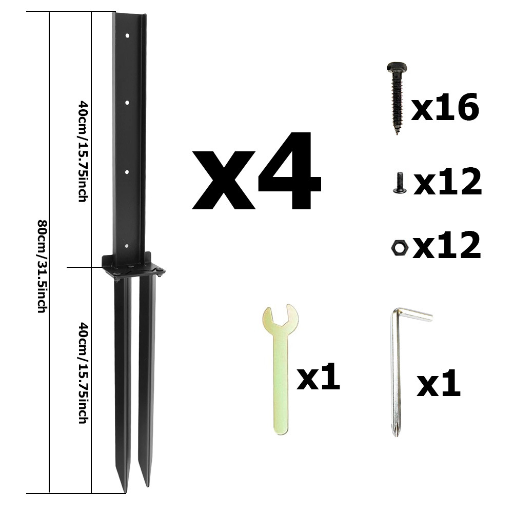 Kit de Reparación para Postes de Cerca, Personalizable, para Puertas y Buzones image 6