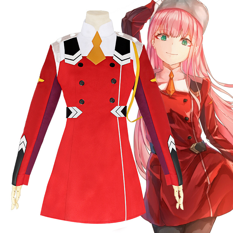 Darring in the FRANXX hostess 02 animation clothing crane orchid cosplay clothing spot