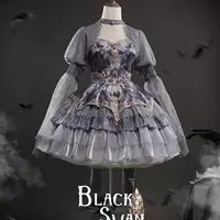 Dress, swan, Lolita style