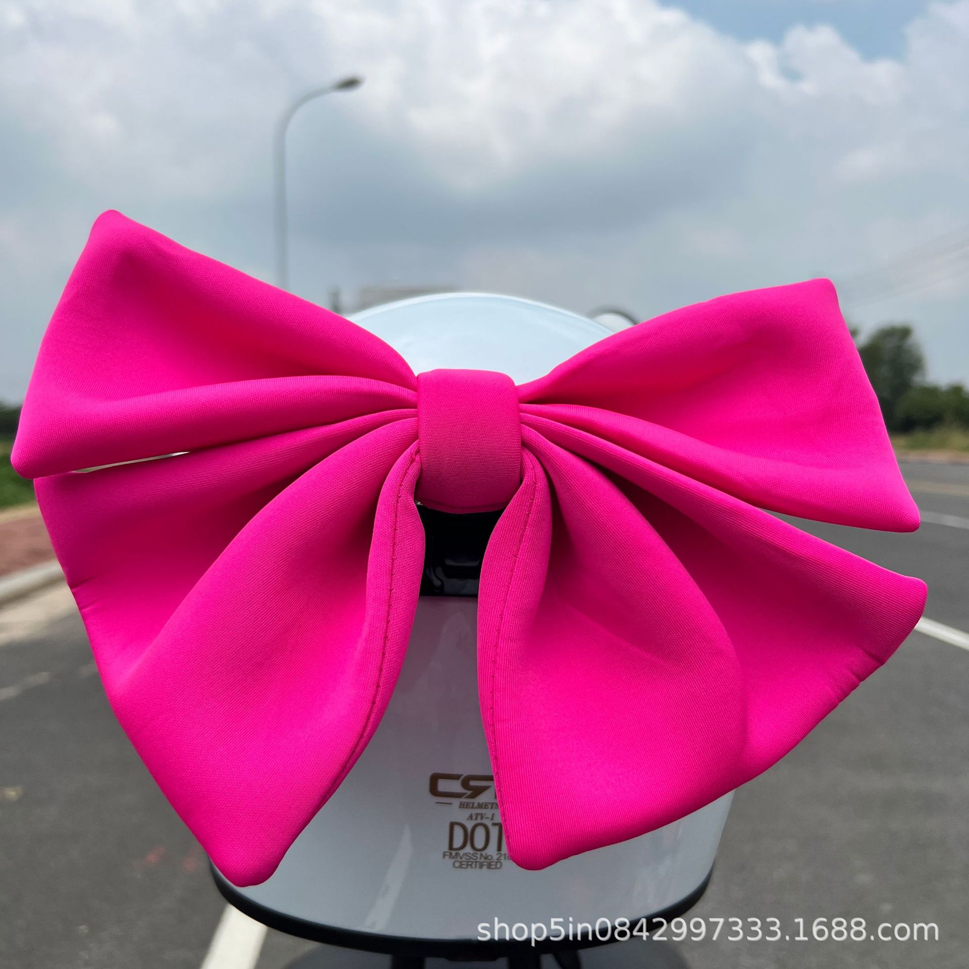 Motuoche – Helmet Bow Auto Parts and Accessories - pink