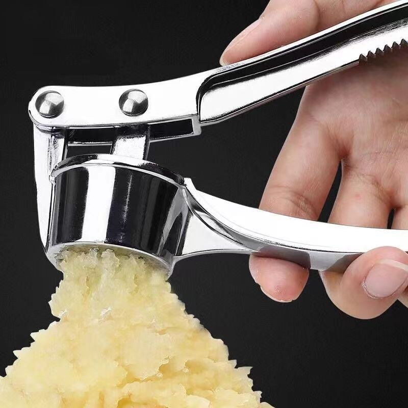 Garlic Press, Garlic Masher, Garlic Clamp, Multifunctional Aluminum Alloy Stainless Steel Manual Garlic Crusher, Garlic Masher Tool