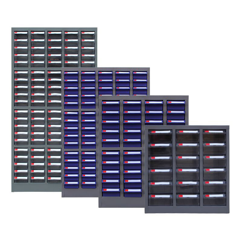 部品キャビネット引き出し式ドア付き工具ねじキャビネット透明引き出しボックス大型部品サンプルキャビネット展示キャビネット|undefined