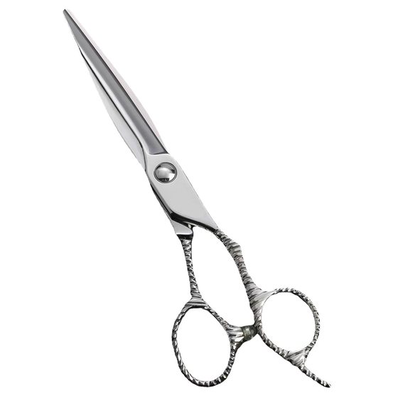 High-end Barber scissors flat scissors bearing screws professional grade 440c steel hairdressing scissors thread handle series