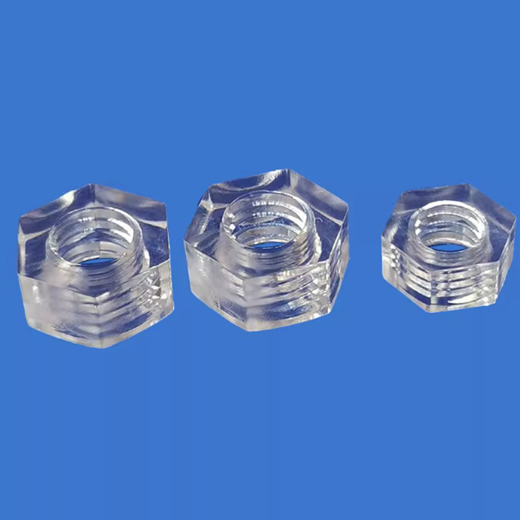 PC塑料螺母 六角螺母 本色透明 螺丝帽 螺帽M3 M4 M5 M6M8 M10