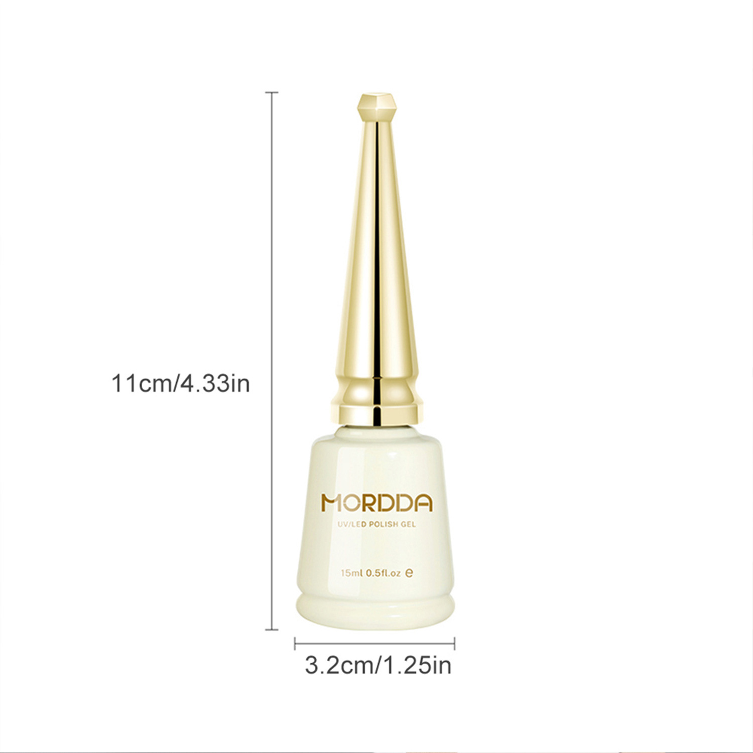 Esmalte de Uñas Gel Blanco Lechoso Degradado Secado para Salón de Uñas