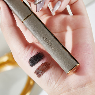 NOVO Mascara New Natural Curly Brown Stereo Stereo Long Thick Student Cheap Women's Chinese Cosmetic Makeup