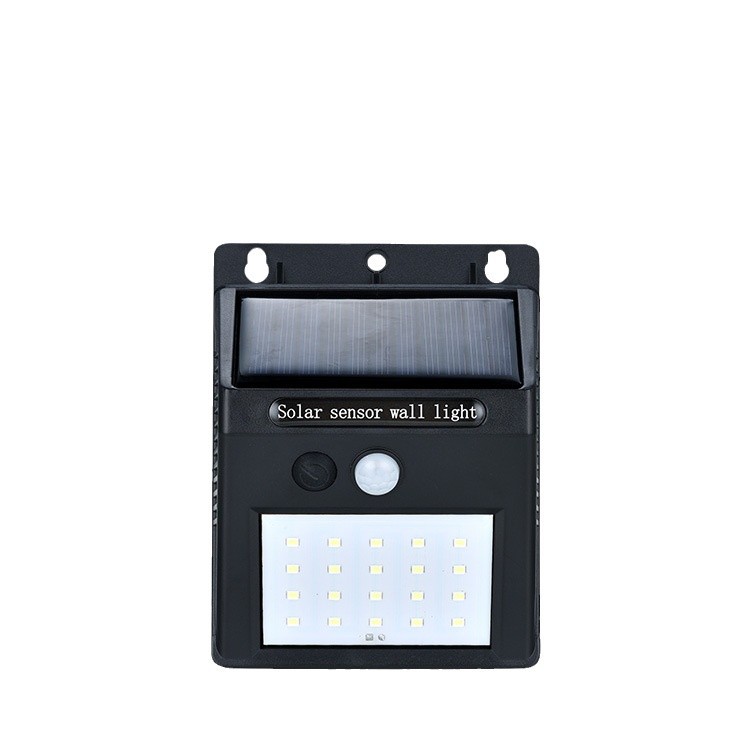 Al Aire Libre solar 216led iluminación recargable impermeable hogar Patio de tres lados pared exterior infrarrojo Cuerpo Humano inducción lámpara de pared