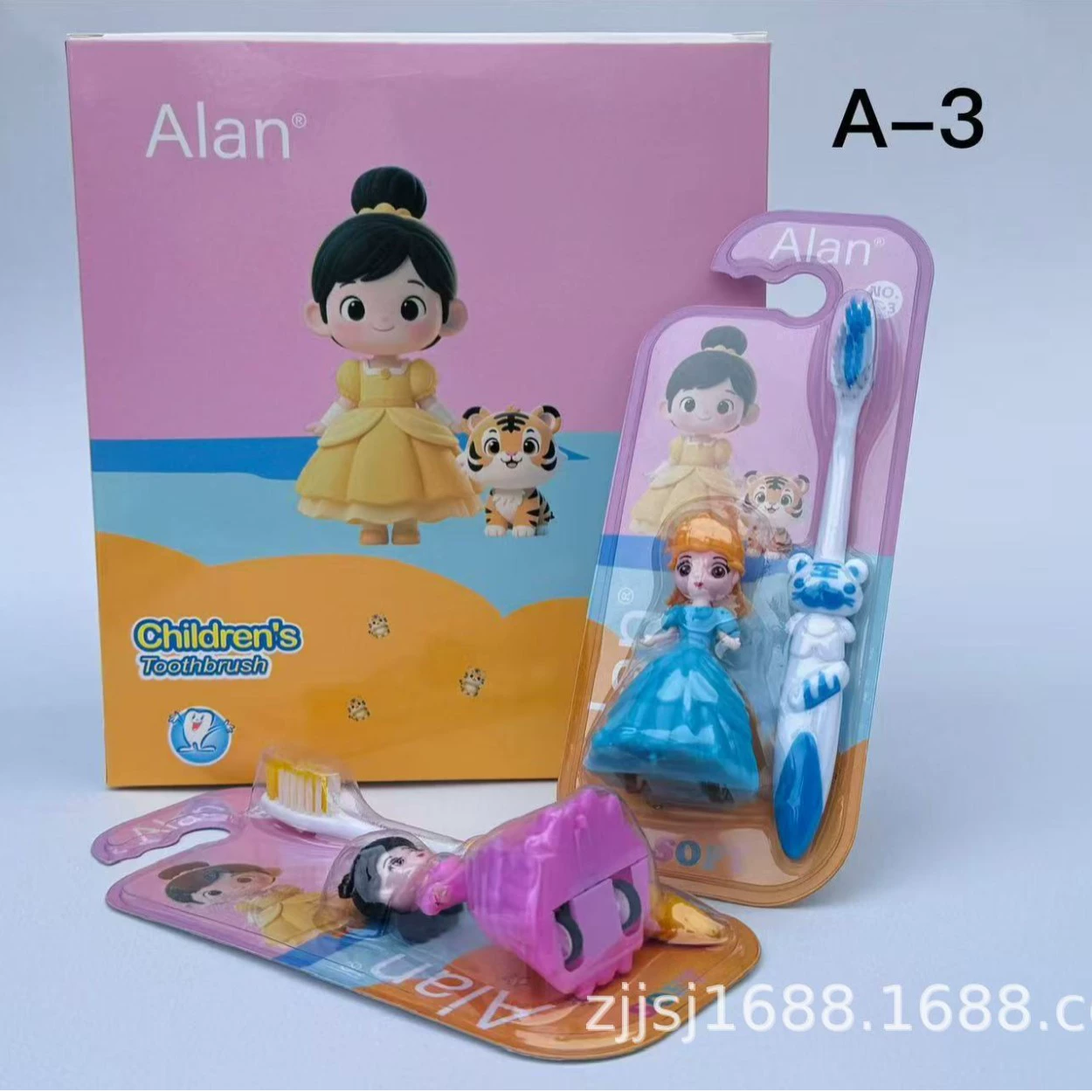 Детская зубная щетка «Белоснежка», аксессуары для зубной щетки «Замороженная принцесса Тигр»