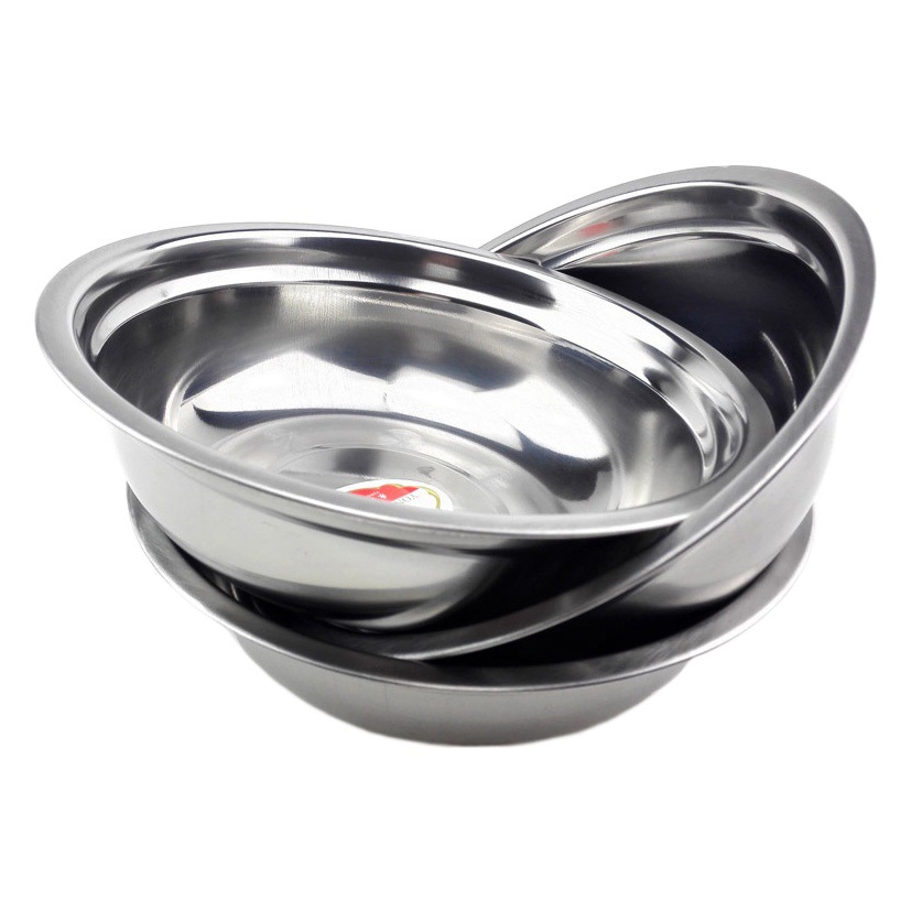 2-tipo de placa de lavabo de acero inoxidable 2 yuanes restaurante cantina tazón de arroz restaurante sopa cuenca cocina huevo tazón de sopa tazón