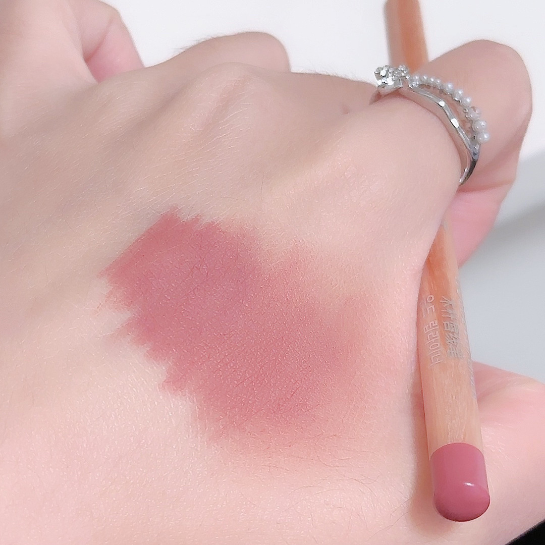 SWEET MINT Wooden Lip liner Pen Matte waterproof nude color for women's lip modification, outlining a natural and chubby lip shape undefined