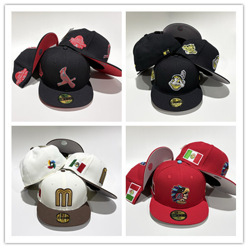 Transfronterizos de alta calidad totalmente cerrados no ajustables bordados sombreros de béisbol comercio exterior sombreros de sombreros para hombres y mujeres sombreros de borde plano al por mayor