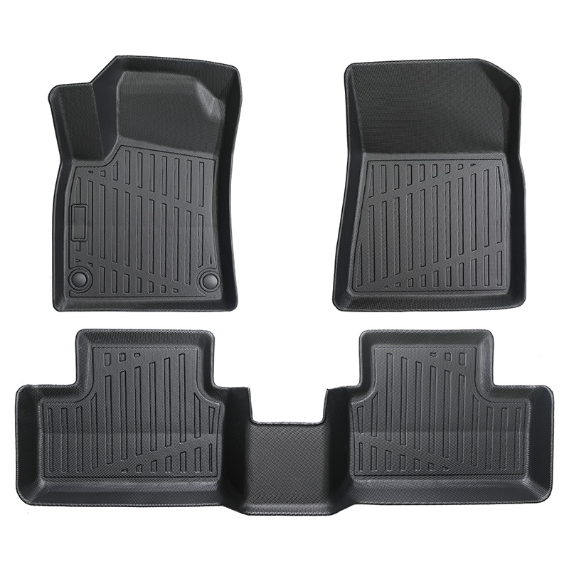 Europa para Renault Clio2019 - 2024 Combustible 3D para todo el tiempo TPE almohadillas de pie Cojín de colateral